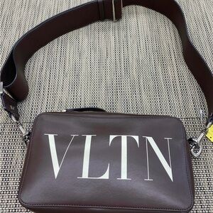 VLTN Brown Crossbody Bag